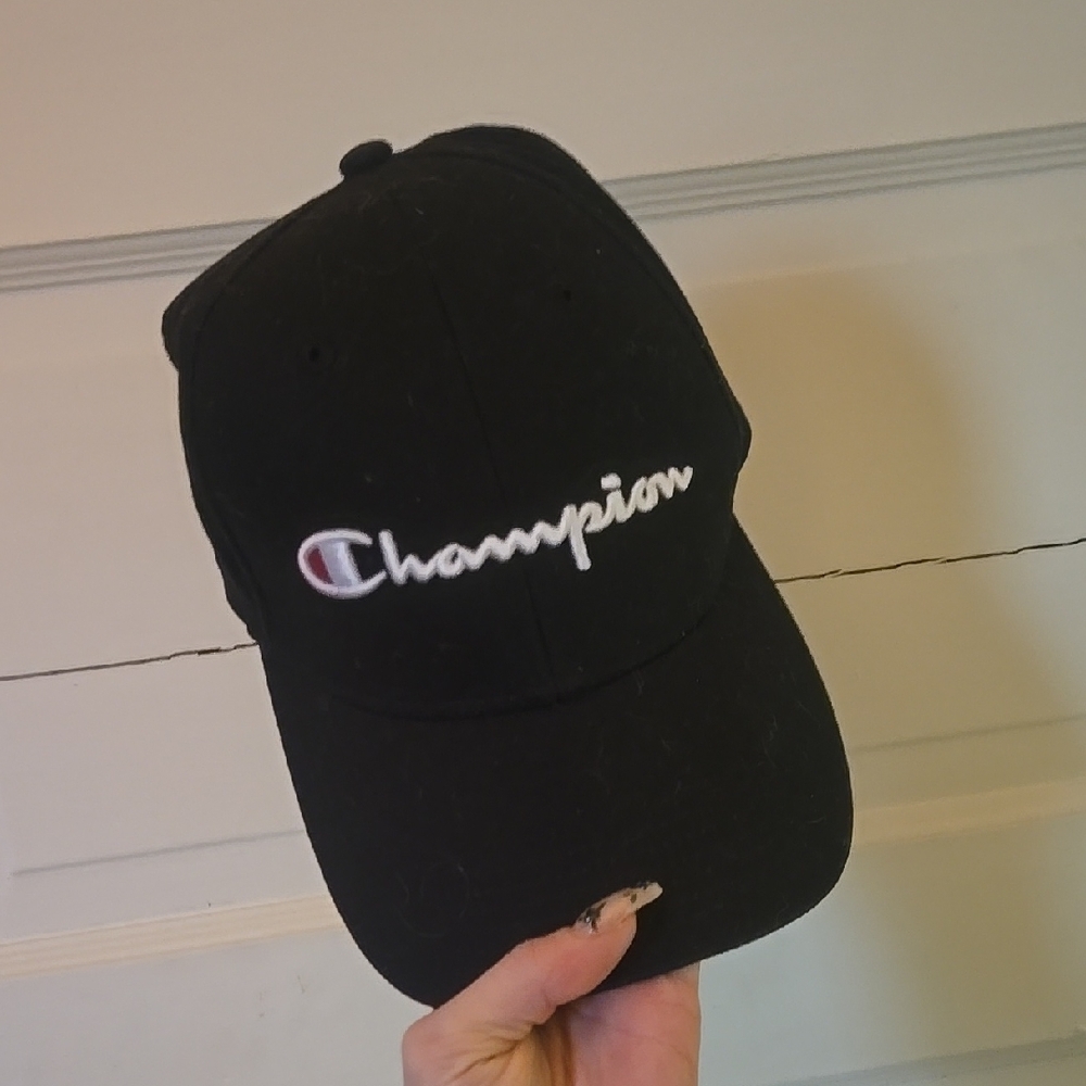 Champion Black Baseball Cap